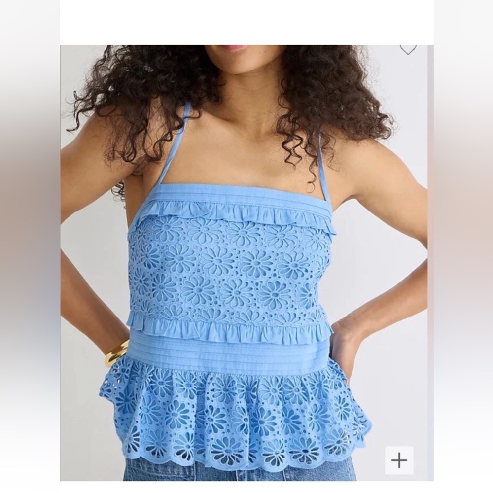 NWT JCREW - Smocked Tank